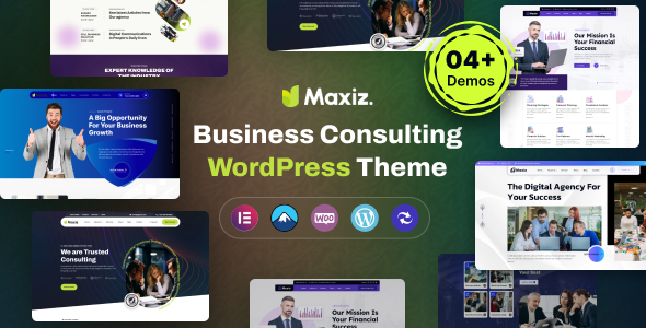 Maxiz - Business Consulting WordPress Theme