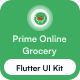 Prime Online Grocery Flutter App UI Kit