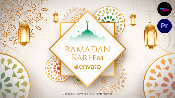 Ramadan Kareem Opener 2.0 | MOGRT Premiere Pro template preview