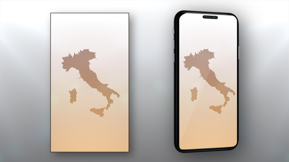 Italy Map Opener - Vertical Video