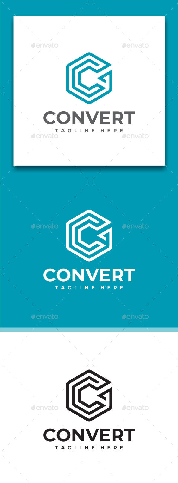 Convert - Letter C Logo Design