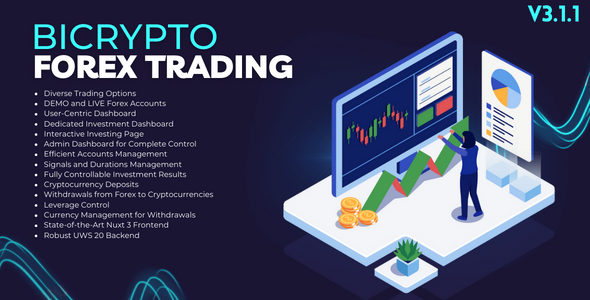 Forex Trading & Investment Addon For Bicrypto - Forex, Stocks, Shares, Indices, Commodities, Equitie