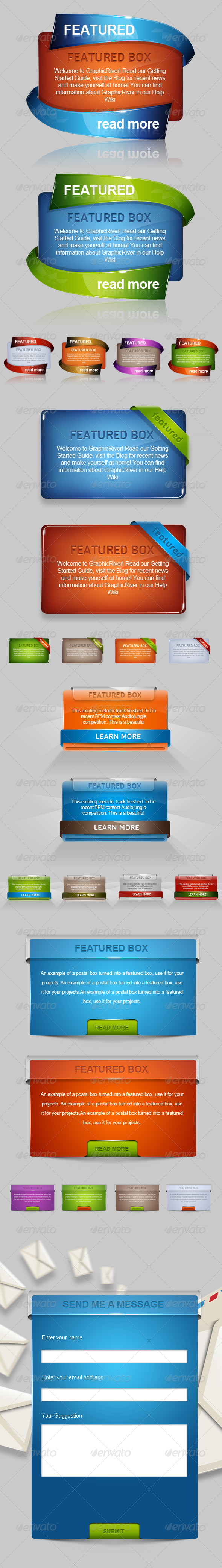 Plastic Web Boxes - Web Elements