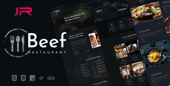 Beef - Modern Restaurant Template