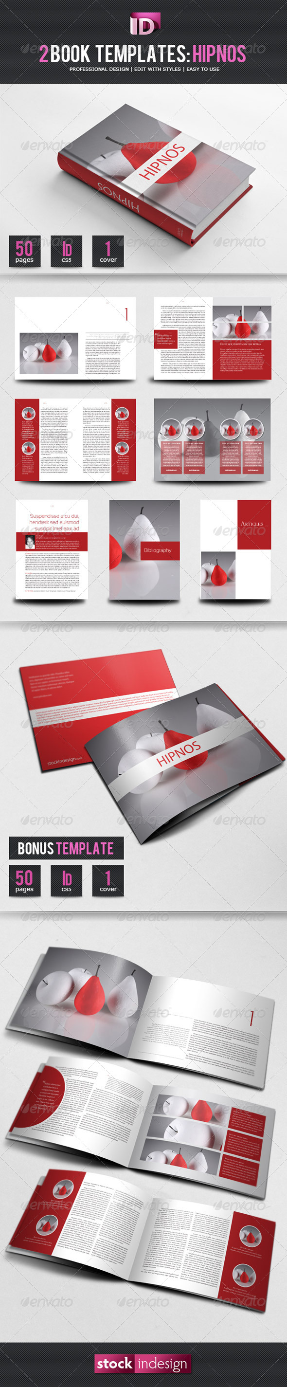 Book Template: Hipnos - Miscellaneous Print Templates
