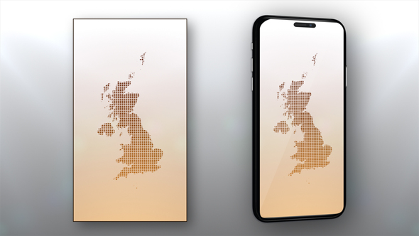 United Kingdom Map Opener - Vertical Video