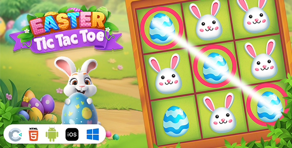 Easter Tic Tac Toe [ Construct 3 , HTML5 ]