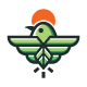 Nature Eco Bird Logo Template