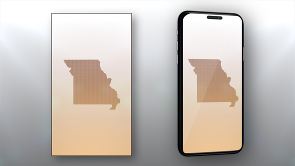 Missouri State Map Opener - Vertical Video
