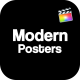 Modern Posters For Final Cut Pro - VideoHive Item for Sale