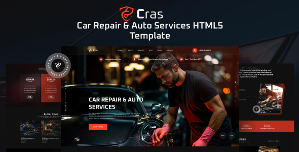 Cras - Car Repair & Auto Services HTML Template