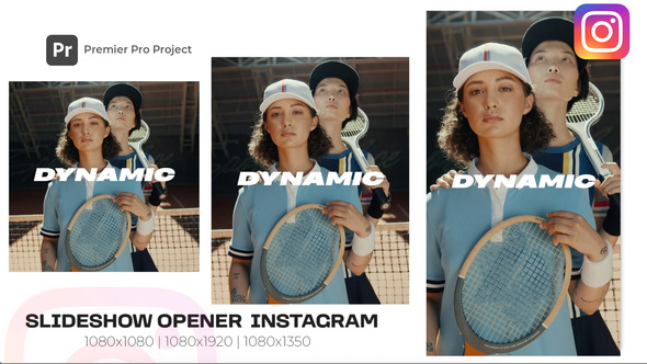 Instagram Reels Dynamic Stomp Opener | Premier Pro for MOGRT