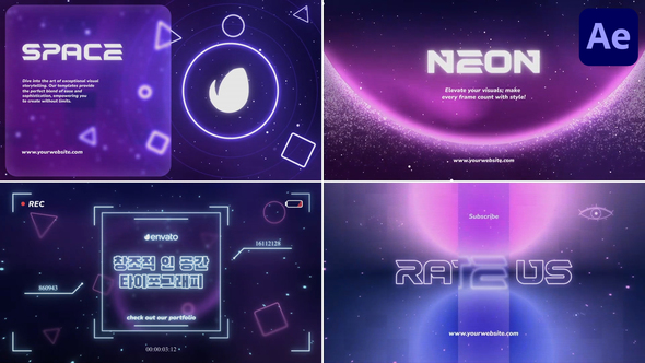 Space Typography for After Effects