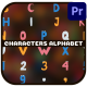 Characters Alphabet | Premiere Pro MOGRT - VideoHive Item for Sale