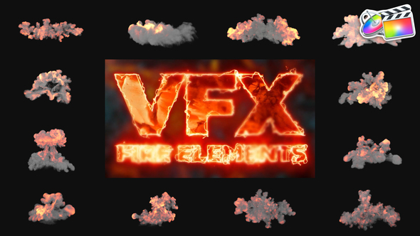 VFX Fire Elements for FCPX