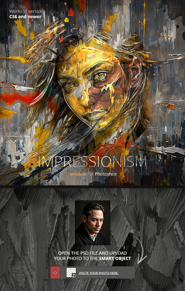 [DOWNLOAD]Impressionism Template for Photoshop