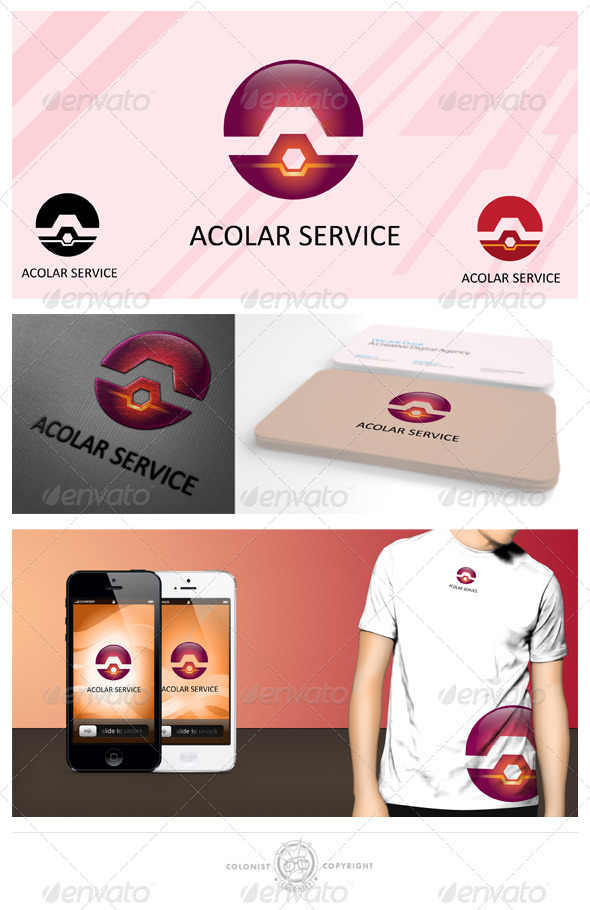 Acolar Service Logo - Vector Abstract