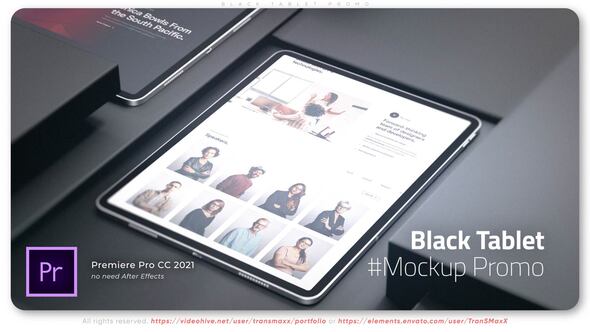 Black Tablet Promo