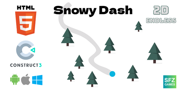 Snowy Dash - HTML5 Game - Construct3