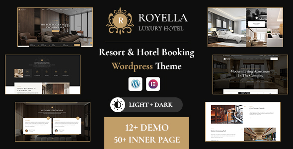 Free download Royella - Resort & Hotel Booking Multi-Purpose WordPress Theme