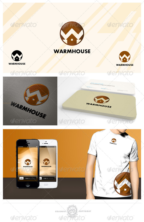 Warmhouse Logo - Buildings Logo Templates