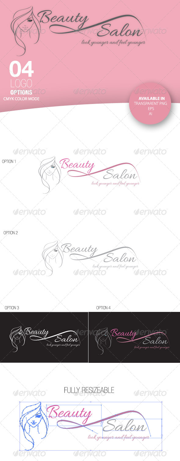 Beauty Salon Logo - Nature Logo Templates