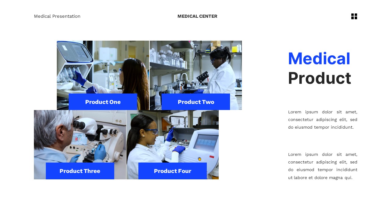 Medical Center - Medical Google Slide Templates, Presentation Templates