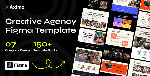 Aximo - Creative Agency Figma Template