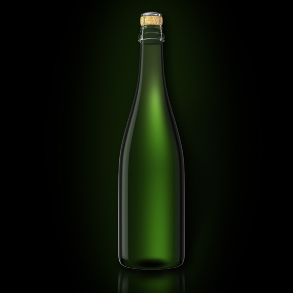 Bottle of Champagne - 3Docean 4124370