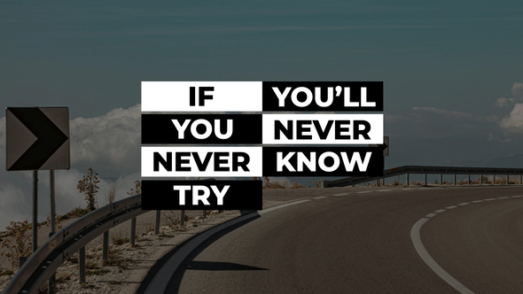 Black and White Titles | AE Titles template preview