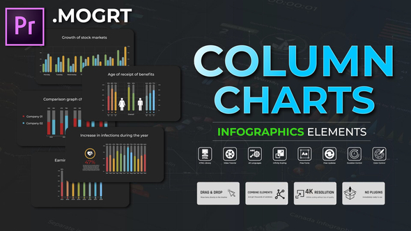 Infographic - Column Charts MOGRT
