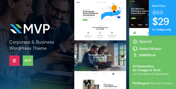 MVP – Finance WordPress Theme