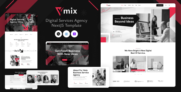 Vmix - Digital Services Agency NextJs Template
