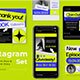 Green Geometric Branding Coach Instagram Pack