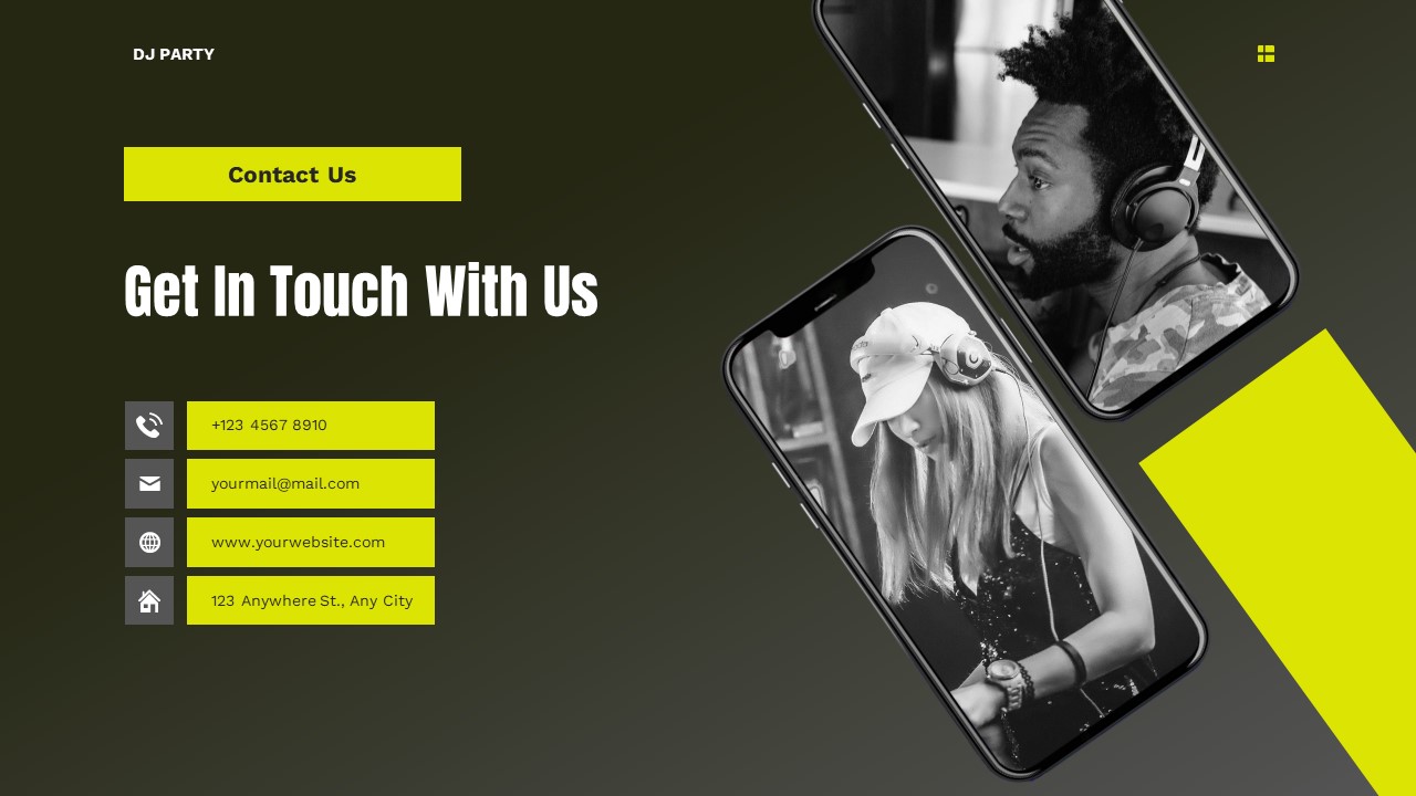 DJ Party - DJ Music Powerpoint Templates, Presentation Templates ...