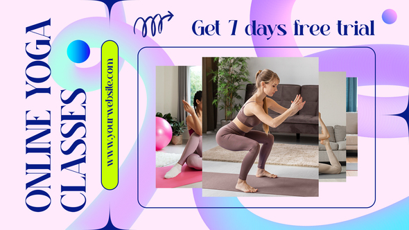 Online Yoga Classes Promo