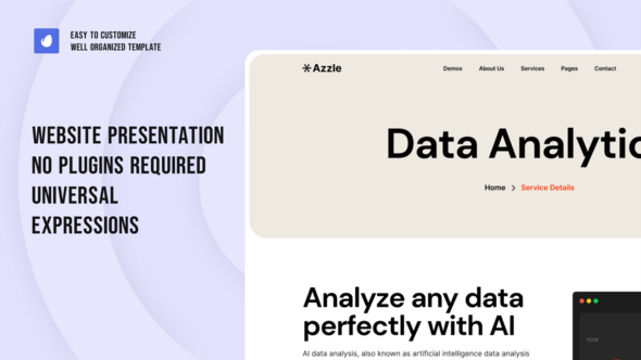 Corporate Website Promo Product Promo template preview