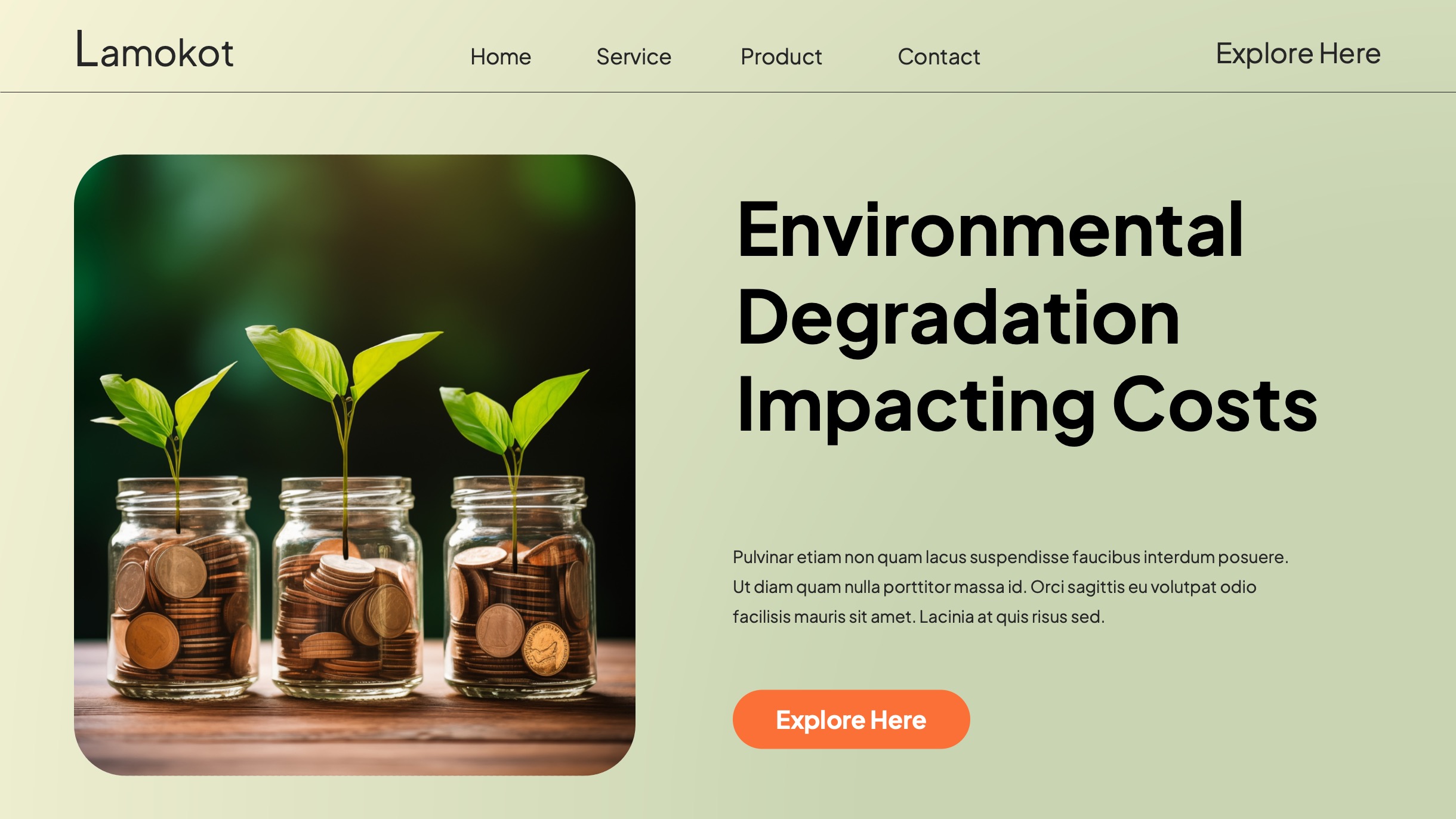 Navigating Business Green Inflation Template, Presentation Templates