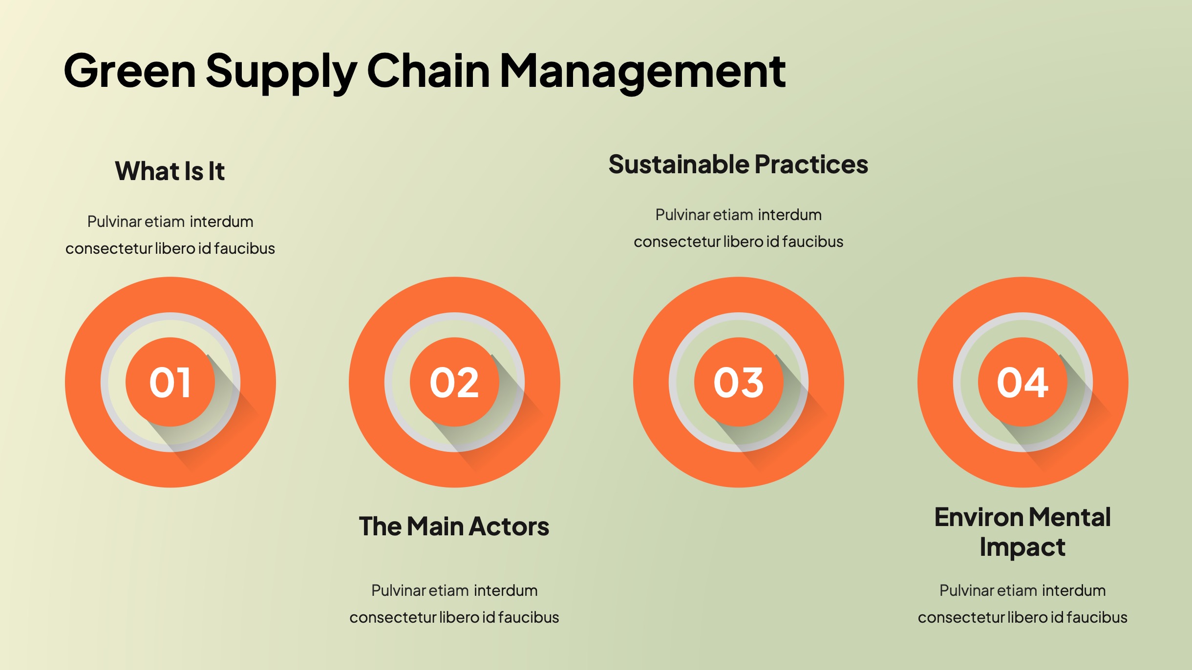 Navigating Business Green Inflation Template, Presentation Templates