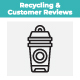 Recycling & Customer Reviews Icon