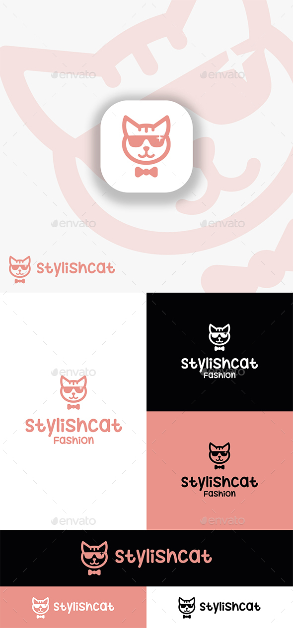 Stylish Cat Logo