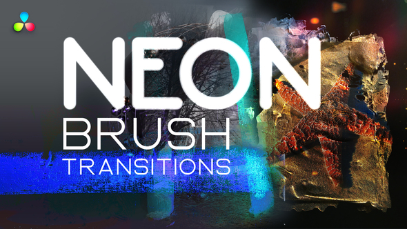 Neon Brush Transitions