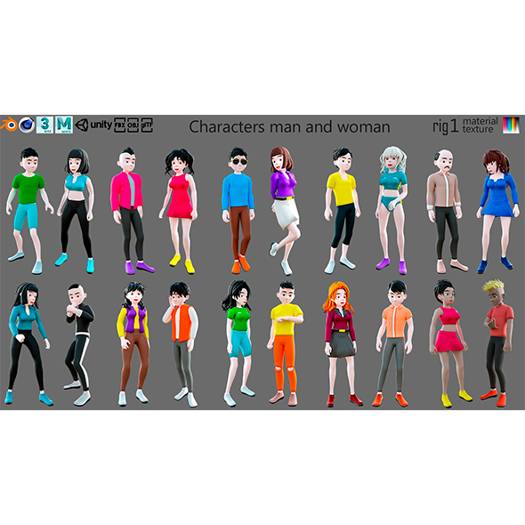 [DOWNLOAD]Characters man and woman