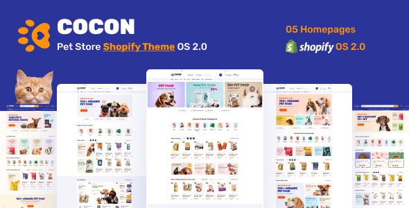 Cocon - Pet Store Shopify Theme OS 2.0
