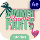 Summer Party Stories Pack - VideoHive Item for Sale