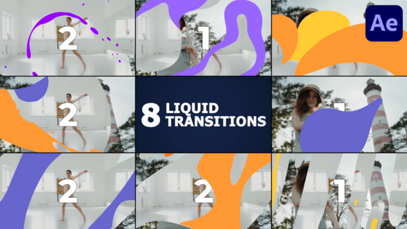 Liquid Transitions | After Effects