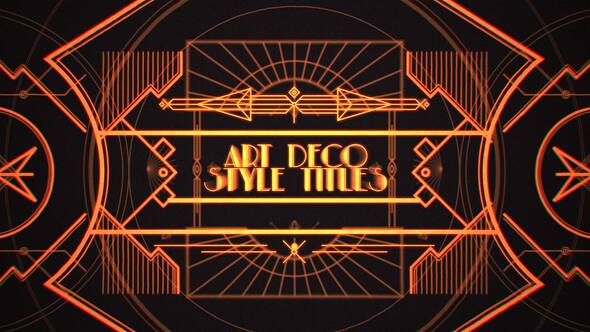 Art Deco Style Titles