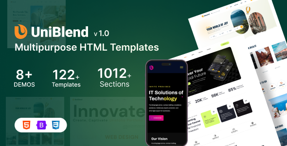 UniBlend - Multipurpose HTML5 Template