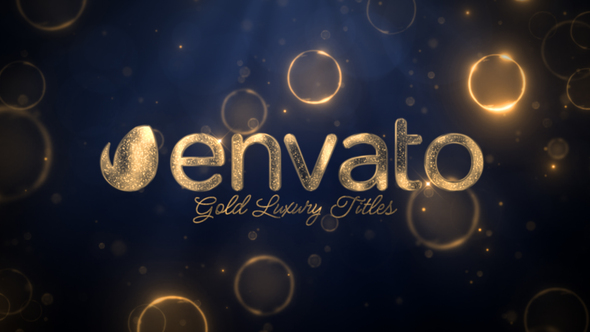 Gold Luxury Titles Titles template preview
