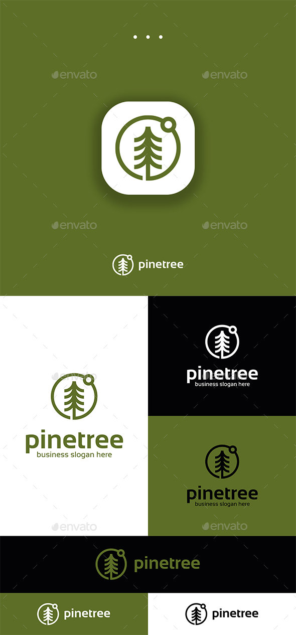 Pine Tree Simple Logo